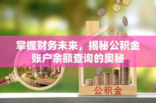 梅县掌握财务未来，揭秘公积金账户余额查询的奥秘