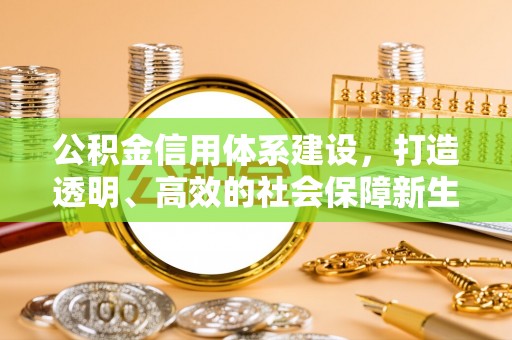 梅县公积金信用体系建设，打造透明、高效的社会保障新生态