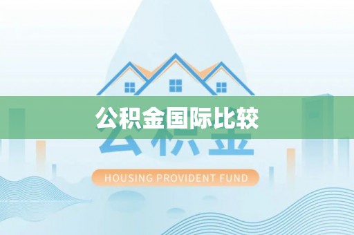 梅县公积金国际比较