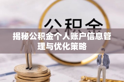 梅县揭秘公积金个人账户信息管理与优化策略