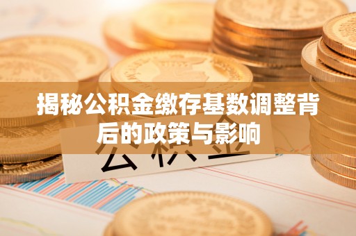 梅县揭秘公积金缴存基数调整背后的政策与影响