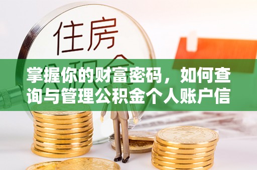 梅县掌握你的财富密码，如何查询与管理公积金个人账户信息