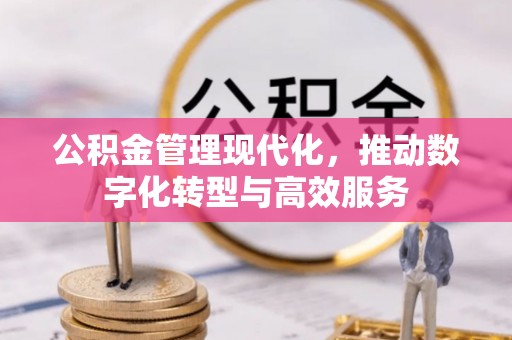 梅县公积金管理现代化，推动数字化转型与高效服务