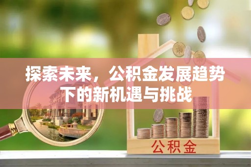 梅县探索未来，公积金发展趋势下的新机遇与挑战