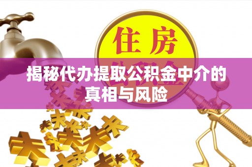 梅县揭秘代办提取公积金中介的真相与风险