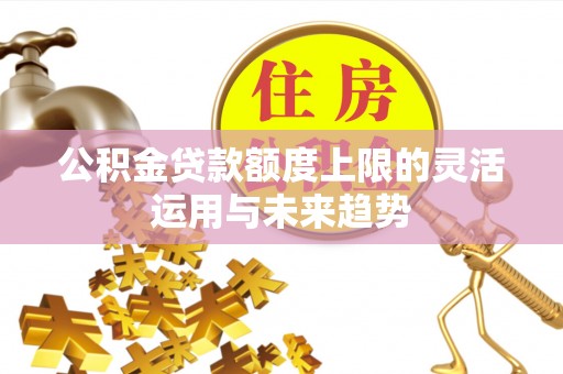 梅县公积金贷款额度上限的灵活运用与未来趋势